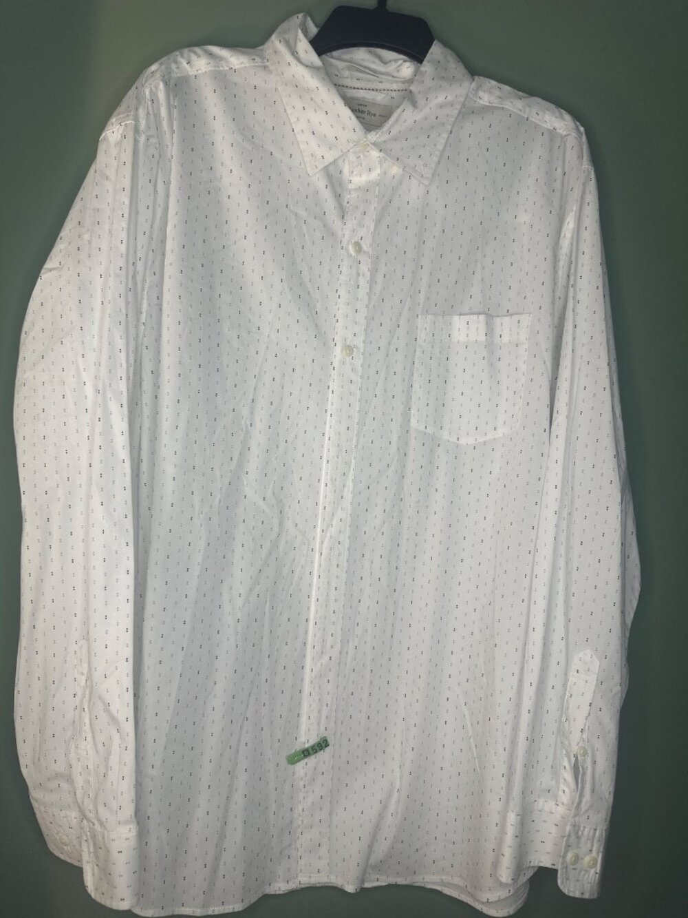 Hawker Rye Men’s XXL Premium Stretch Button Down Shirt Casual Coastal Luxe